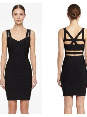 Stretta Cutout Stretch Bodycon Cutout Cocktail Dress- Sz. XS